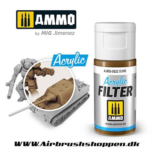  A.MIG 0822 Ochre Akryl filter 15 ml